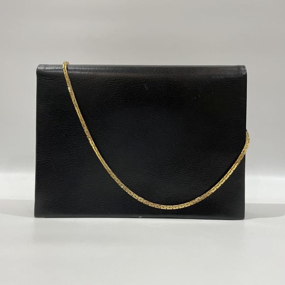 Saint Laurent Yves Black  Trapezoid Top Handle - Picture 1 of 16